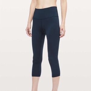 Lululemon Wunder Under Crop (Hi-Rise) *Full-On Luxtreme 21"